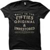 BIRTHDAY Biker 1950's Built In the Fifties Unrestored Motorcyle T-shirt 9151