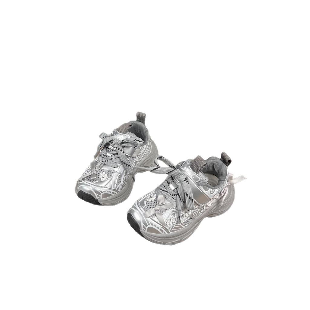 Girls' 2026 Spring/Autumn Breathable Mesh Running Shoes - Toddler Sports Sneakers for Baby Girls