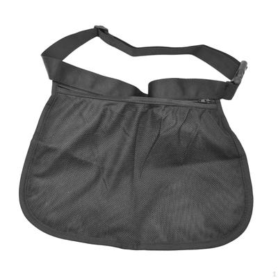 Black Tennis Ball Holder, Mesh Storage Bag Carrier Carrying Bag, Outdoor