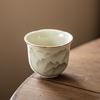 55ml Retro Piec Ru Ceramiczna Filiżanka do Herbaty z Kwiatowym Brzegiem Mały Krajobraz Pojedyncza Filiżanka Mistrzowska Degustacyjna Miseczka do Herbaty Kubki Zestaw do Herbaty Kung Fu Naczynia do Herbaty