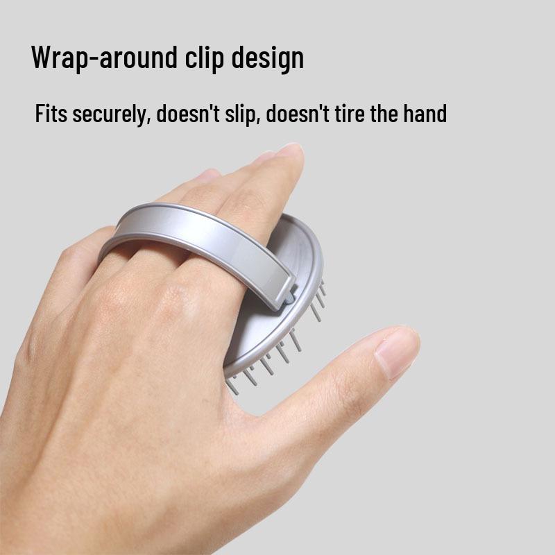 Men's Barber Shampoo Brush: Anti-Itch, Hard Head Massage Comb