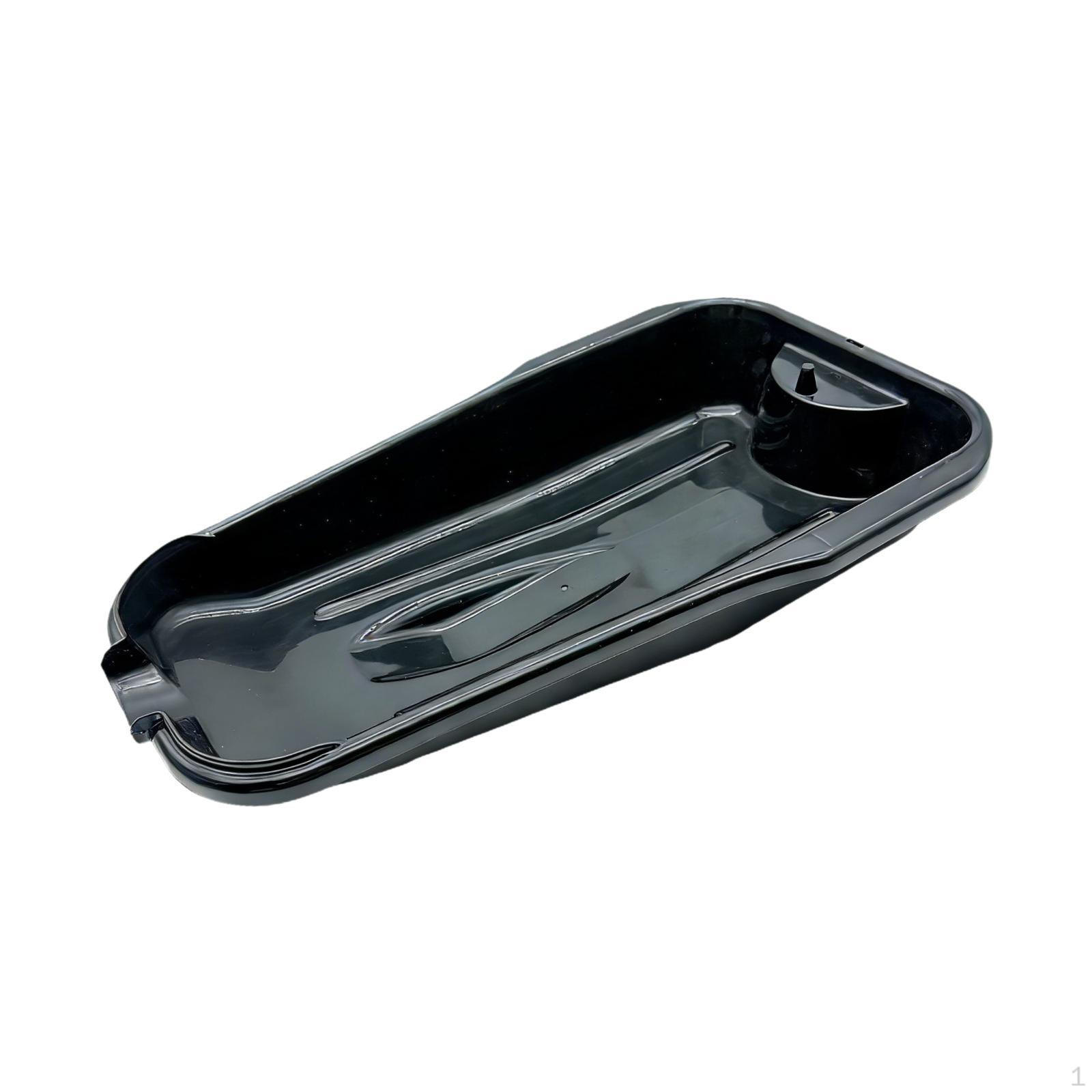 

Поддон для сбора капель моторного масла Авторемонтный таз Портативный Универсальный Черный Аксессуар для