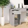VidaXL Office Cabinet Sonoma Grey 33.5x50x75 Cm Engineered Wood817130