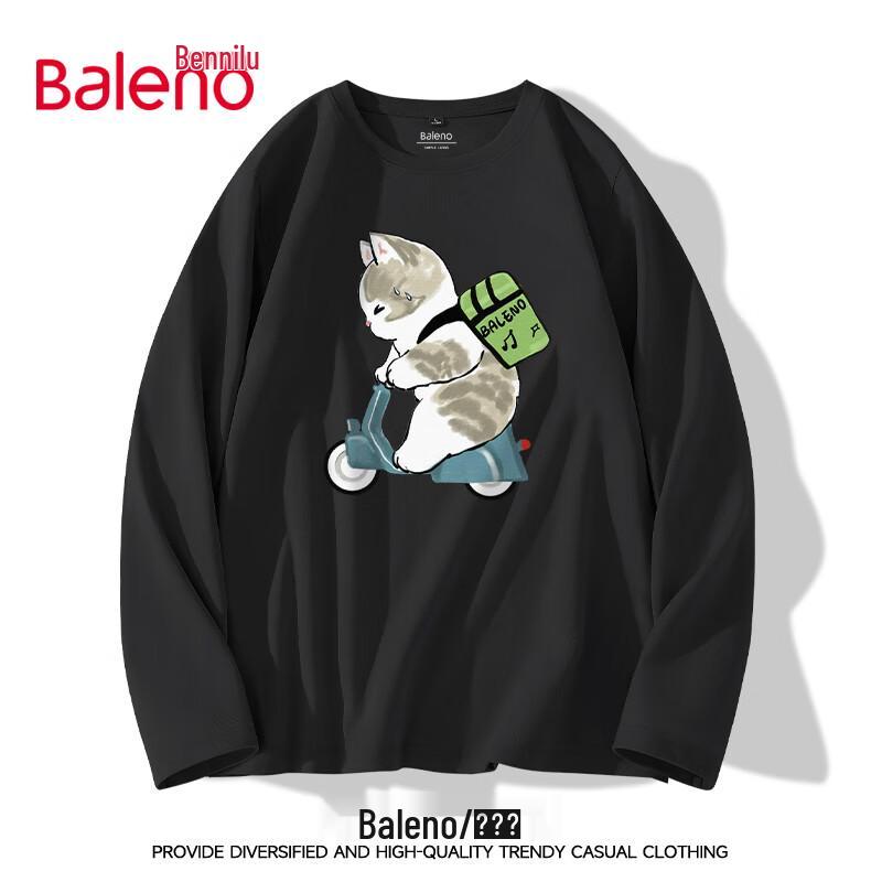 Baleno Men s JPB Working Cat Graphic Long-Sleeve T-Shirt L