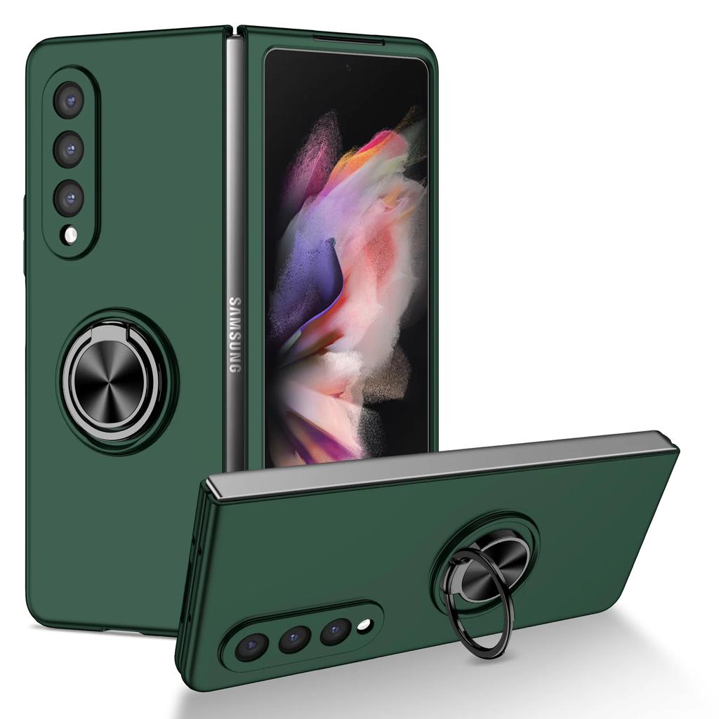 Ochronna podstawka pierścieniowa etui do Samsung Galaxy Z Fold 6 5 4 3 2 5G Antywstrząsowa dopasowana obudowa Stojak magnetyczny uchwyt