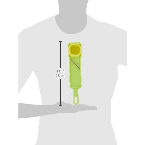GG (Ginger & Garlic) Slicer, Flat Type, Green