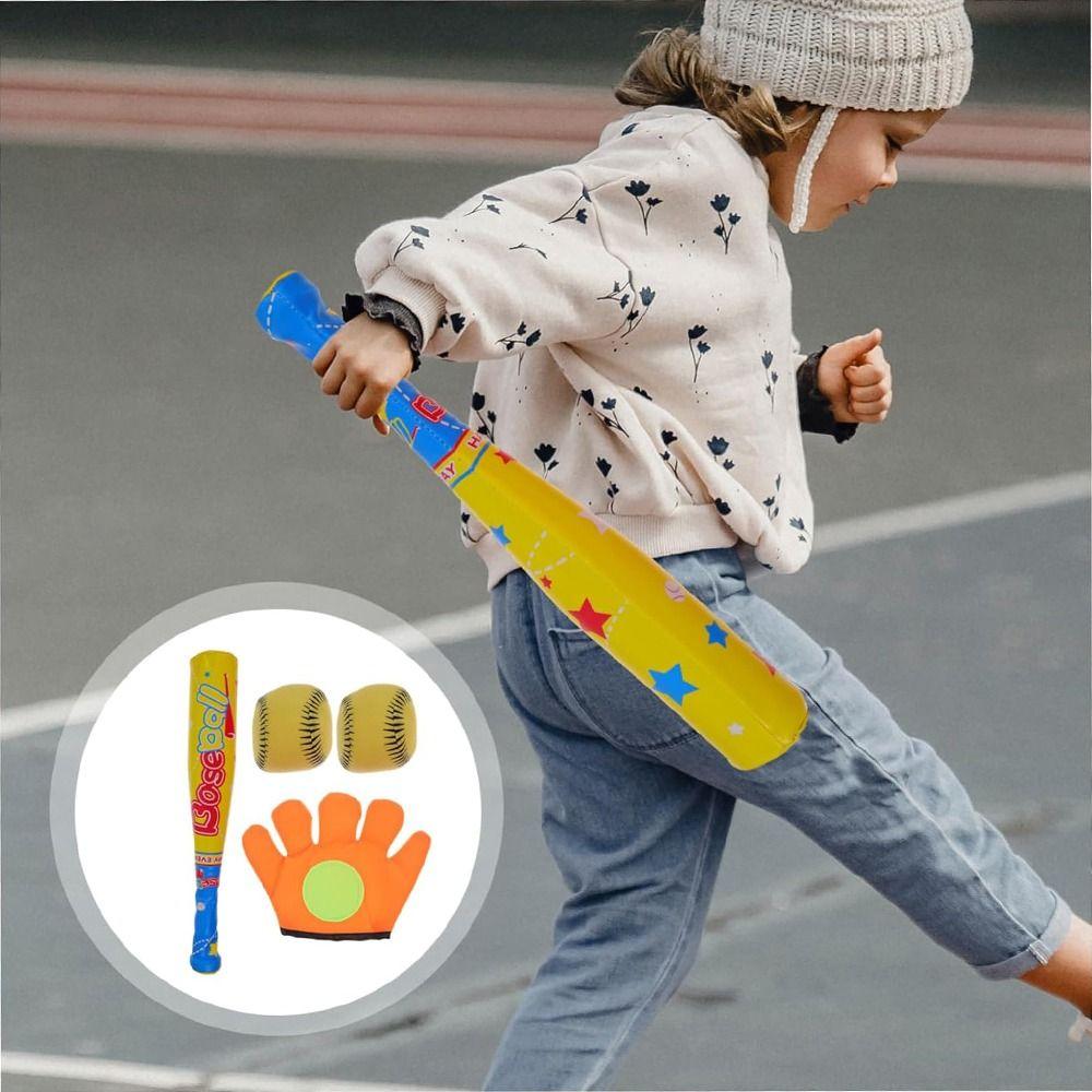 Soft Children's Baseball Toys Set Practice Simulated Baseball Game Pitching Practice