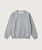 C-Logo Oversized Jog Tag Sweatshirt Oxford Grey