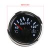 Water Temperature Display 2in Cooling Water Temperature Gauge 40‑120℃ Smart Alarm IP67 Waterproof 12V/24V 0‑190ohm Sensor