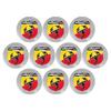 14mm Auto Logo Aufkleber für Auto Fernbedienung Schlüssel Emblem Abzeichen für Abarth Punto 500 Tipo Stilo Palio Bravo Doblo Panda Ducato