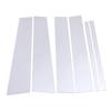 6Pcs Pillar Post Cover Trim Mirrored Finish Weather Resistant Easy Installation Pillar Post Trim for   2004 to 2015