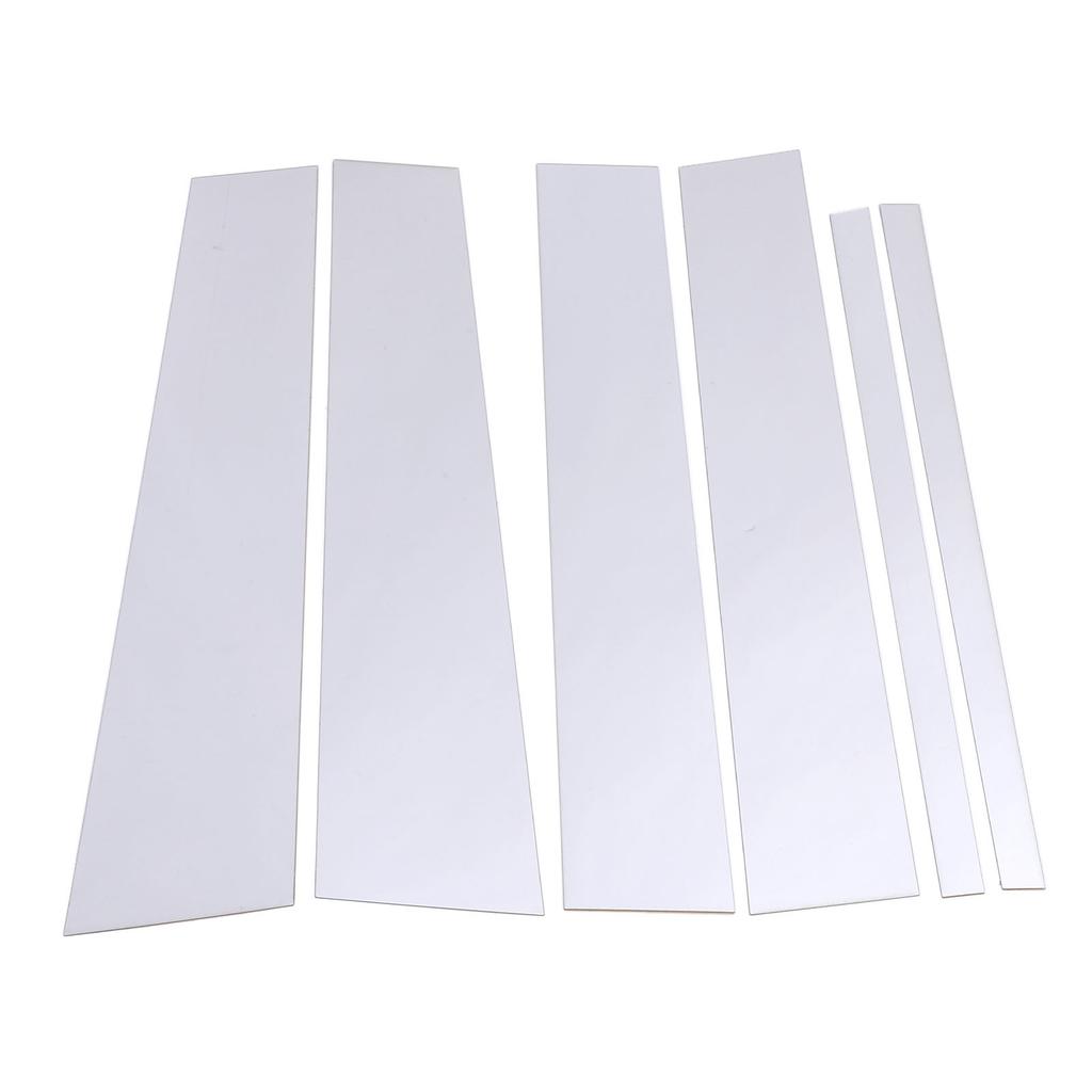 6Pcs Pillar Post Cover Trim Mirrored Finish Weather Resistant Easy Installation Pillar Post Trim for   2004 to 2015