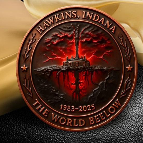 If Gate Opens Challenge Coin 1983-2025 Metal Commemorative Coin Collectible Souvenir Keepsake for TV Shows Fans