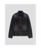 8seconds Collared Zip-Up Denim Outerwear Navy