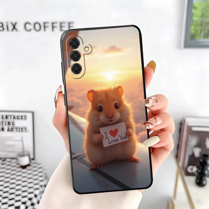 

Funny Cute Pet Hamster Soft Phone Case for Samsung A17 A37 A57 A16 A26 A36 A56 A15 A25 A35 A55 A14 A24 A34 A54 A13 A23 A33 A53 A Samsung A22 5G