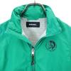 DIESEL Back logo print Nylon Zip hoodie 10 Green system Kid's Used