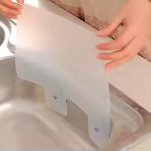Kitchen Sink Splash Guard Waterproof Water Barrier Protector with Suction Cups Anti Splash Baffle Board for Countertop