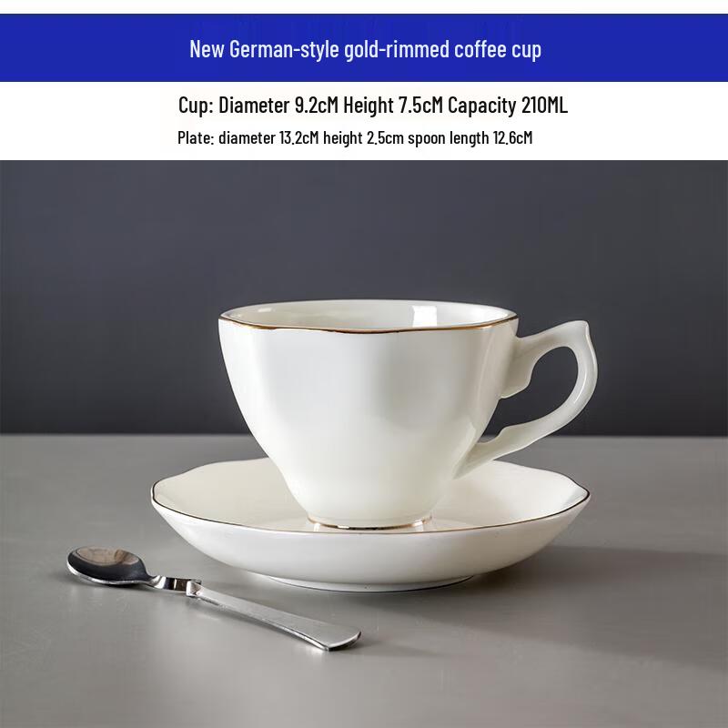 HANDUNYOU Simple Glass Coffee Cup with Spoon