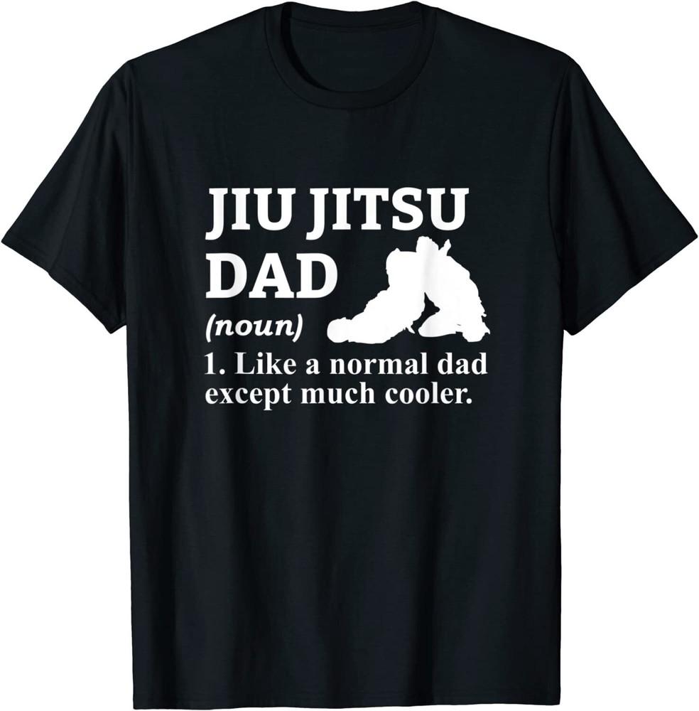 Jiu Jitsu Dad Definition Brazilian Jiu Jitsu Black Cotton T-Shirt Unisex T-Shirt XXXL