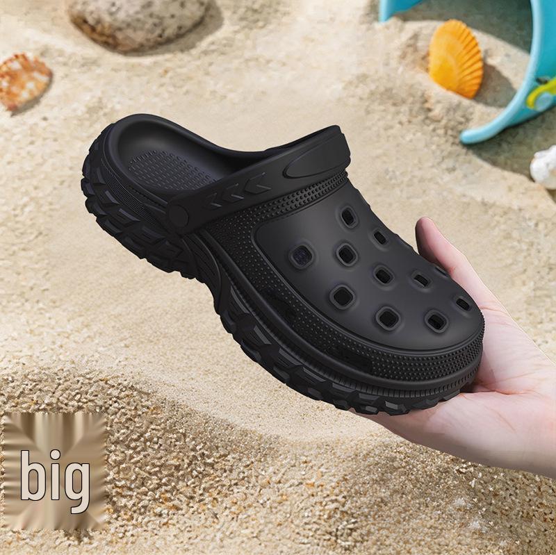 Children's Non-Slip Clogs: Summer Outdoor, Odor-Resistant, Thick Sole, Casual Two-Way Wear for Boys