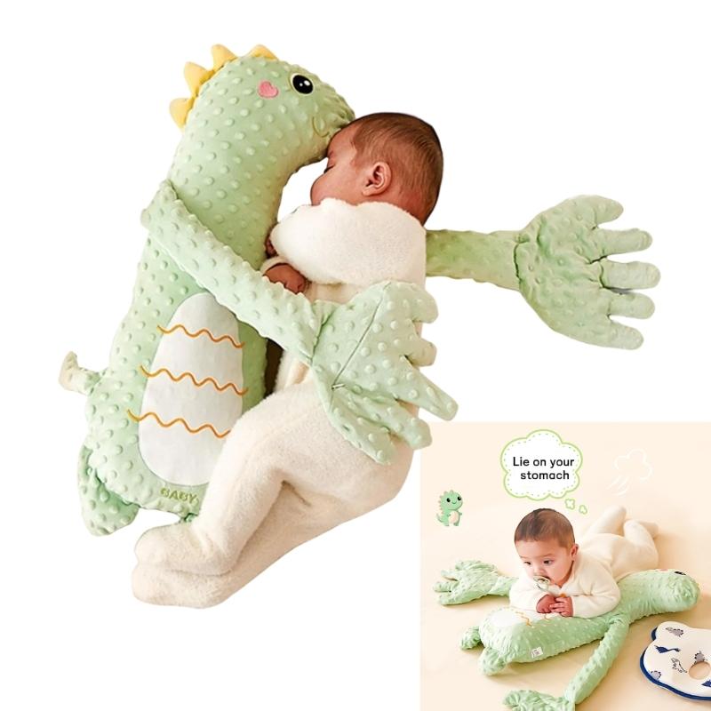 Infant Sleeping Comforter Soft & Breathable Cartoon Pacify Hand Soother with Automatic Beating for Better Sleep Quality