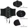PU Leather Wide Belt Punk Waist Cincher New Skirt Belt