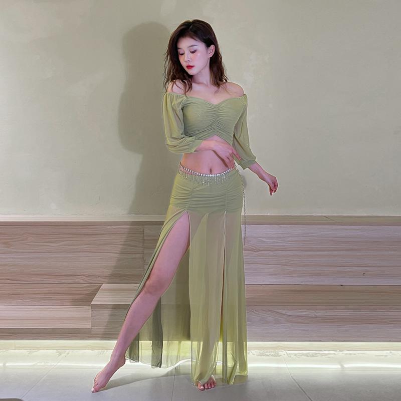 

Топ из сетки для похудения больших размеров для практики и выступлений по танцу живота M