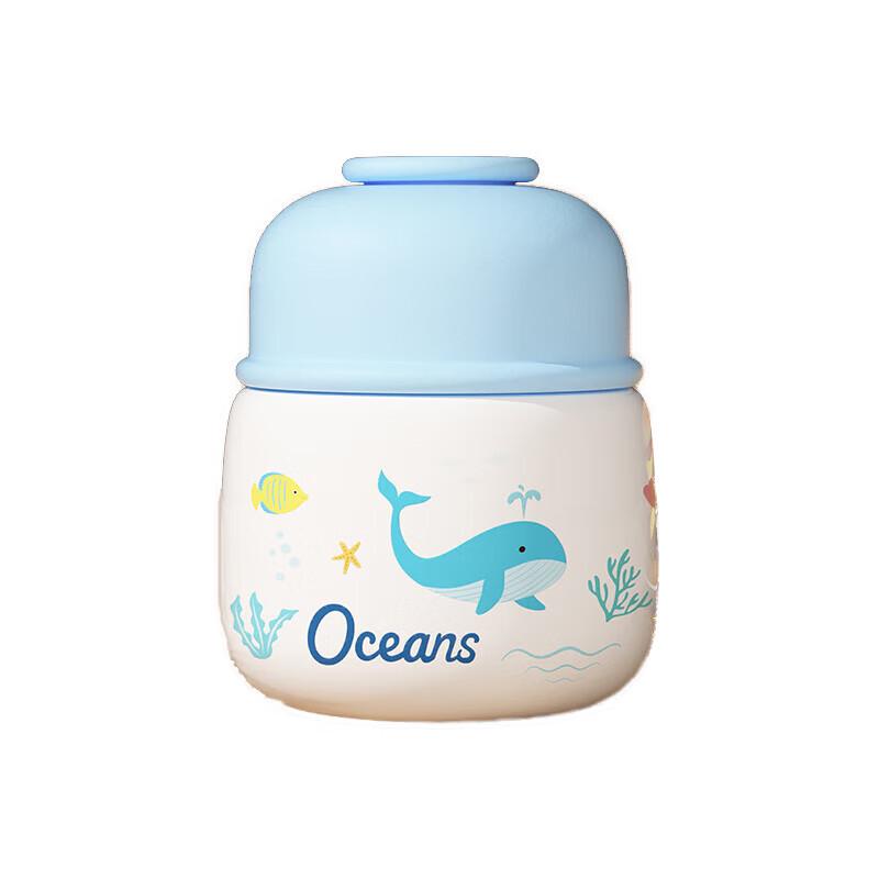 APLO Cartoon 500ml Stainless Steel Thermos Cup with Spoon