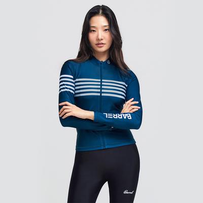 BARREL Women'S Ocean Zip-Up Rash Guard Midnight Blue (Bi2Wwrg14Mbl)