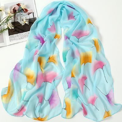 Chiffon Seidenschal, Mode Tanzzubehör Schal 160X50 Strandtuch, Kostenloses Geschenk Schalzubehör