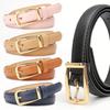 New Leopard Print Pin Buckle Belt Women's European and American Fashion Versatile Jeans Decorative Belt Retro Women's Belt