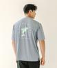 Tyubeuteuli Men'S Dolphin Short Sleeve Loose Fit Rash Guard A706 Blooming Wash