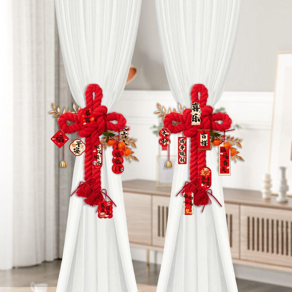 Cotton Spring Festival Pendant Good Luck Wall Door Hanging Ornaments  Housewarming