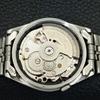 USED GENUINE VINTAGE SEIKO 5 AUTOMATIC JAPAN MENS BLACK DIAL WATCH a433325-2 R115-a433325
