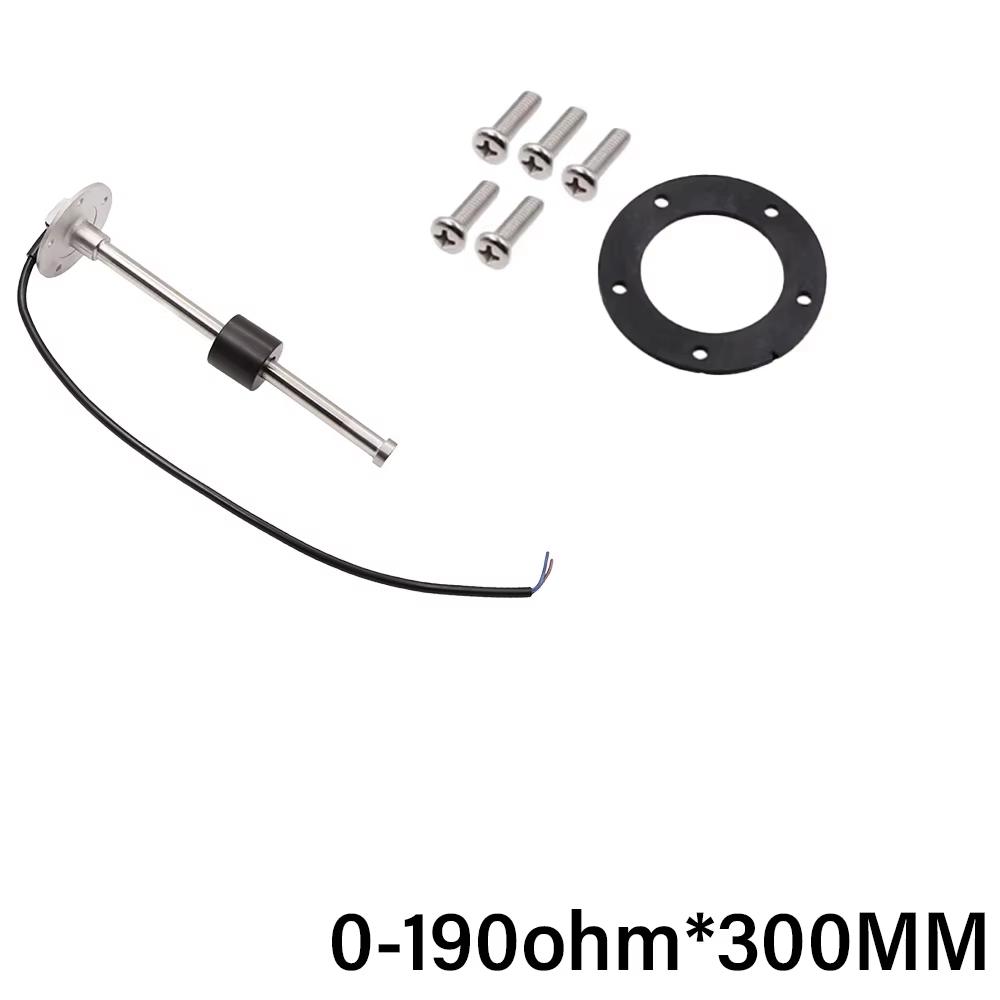 ELING 52mm Fuel Level Gauge 0-190ohm 240-33ohm Signal Fuel Tank Level Meter with 7 Colors Backlight for Car SUV Boats