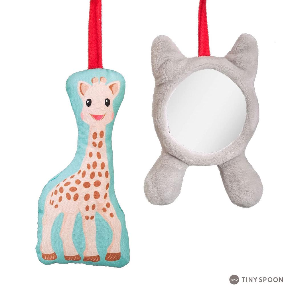 Sophie the Giraffe Japanese Vulli Buggy for Strollers and Comes with Sound Can Be Played with from 0 Years and 3 Popular Baby Toys [Outing Loop]