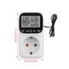 Digital Thermostat Outlet Plugs Thermostatic Socket With Temperature Control Timer Function For Home Office Greenhouse