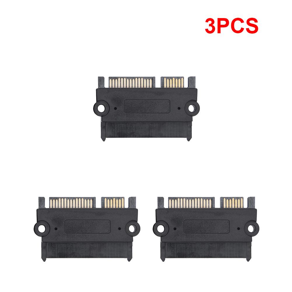 1-20PCS SATA Male To Female Power Data Converter 22Pin 7+15 Male To Female SATA To SATA Converter SATA To SATA Adapter