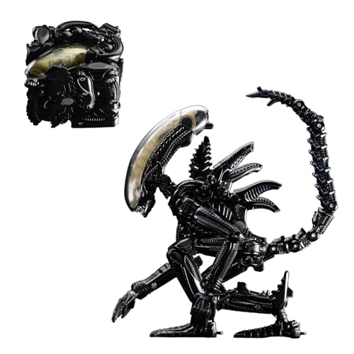 

52TOYS BEASTBOX INFINITY Series IB-13 XENOMORPH Alien/Xenomorph/Alien Transforming Action Figure, Pre-painted, Articulated Mech Robot Cube Figure, P
