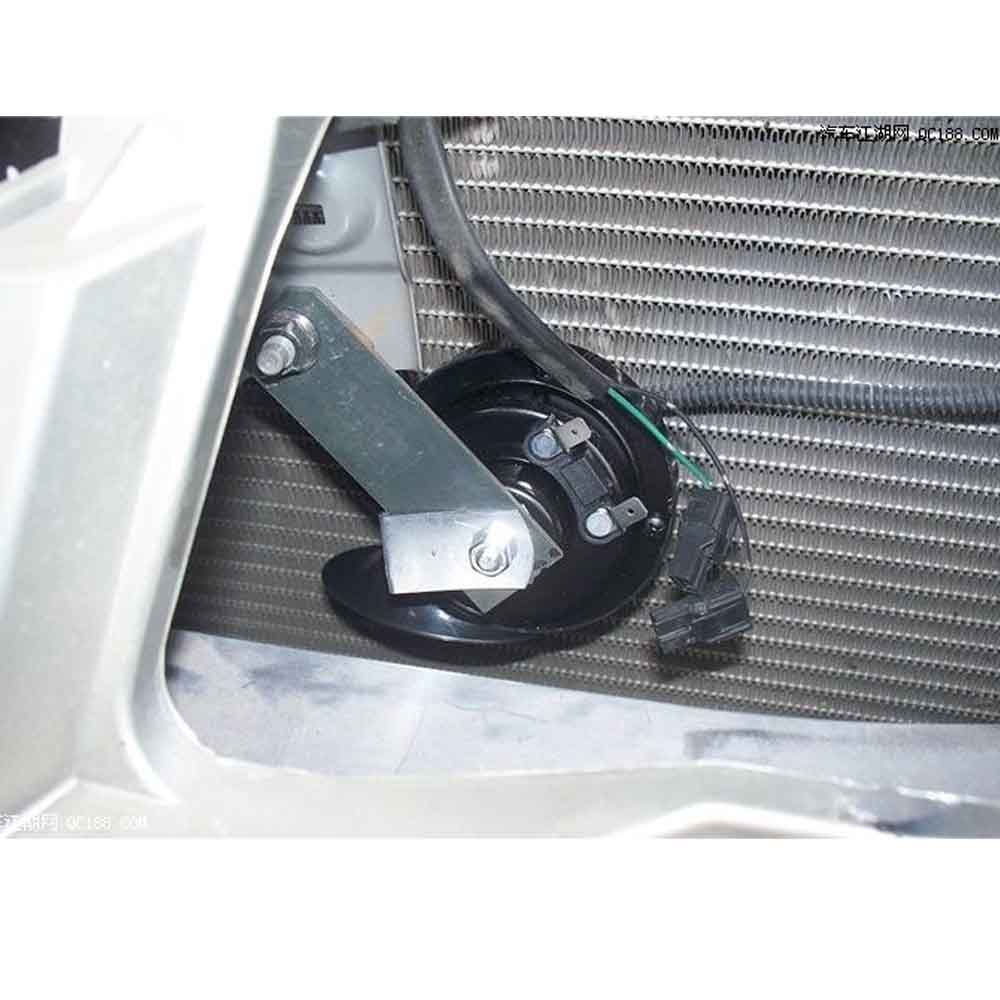 2 Pcs Black Universal 12V Loud Dual-tone Snail Electric Horn 110dB For Car Truck Motorcycle