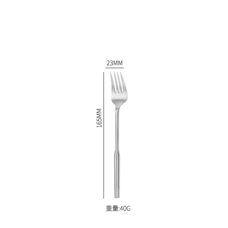 304 Stainless Steel Western Food Steak Knife and Fork European Chopsticks Spoon Household Rice Spoon Dessert Coffee Spoon Tableware