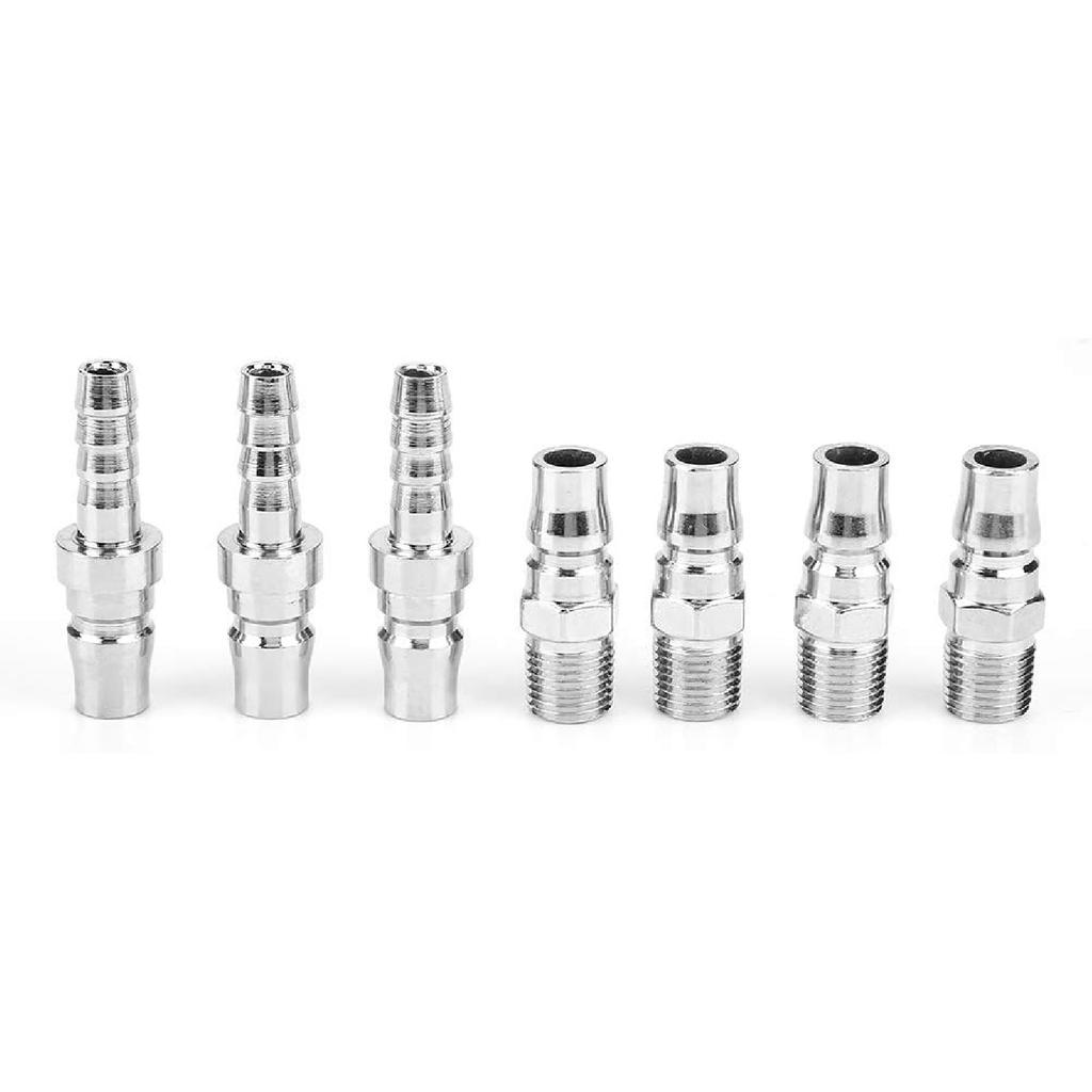 18pcs Industrial Air Coupling 1/4 Inch Air Fitting Japanese Type Quick Coupling Female Male Thread Air Compressor Connector Compressor