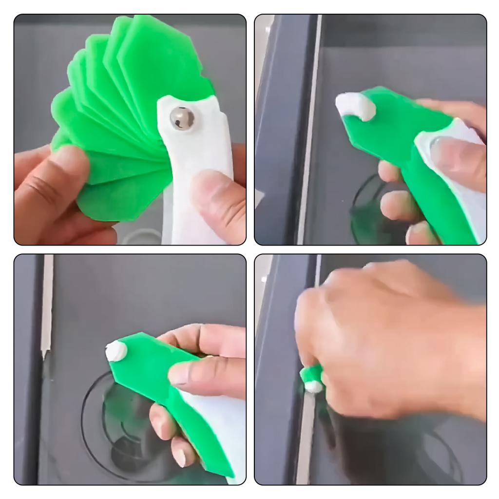 Strumento Seam in Silicone 9 in 1 Kit Aggiornato di Strumenti per Stuccatura in Silicone Stuccatura Senza Sforzo con Punte Finitrici per Dita