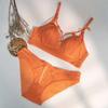 Womens Lace Trim Cross-Strap Bralette Without Underwire Soft Cup Push-Up Comfortable Support Full Bust