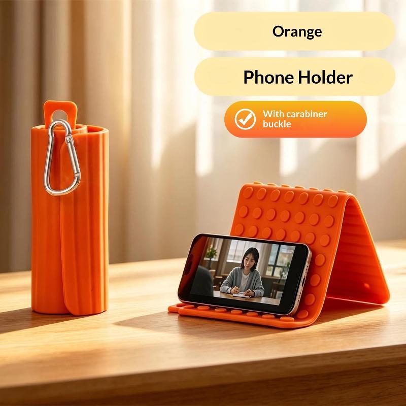 Freely Shaping Silicone Phone Holder Foldable Portable Bendable Multi Angle Adjustable Universal Desktop Phone Stand