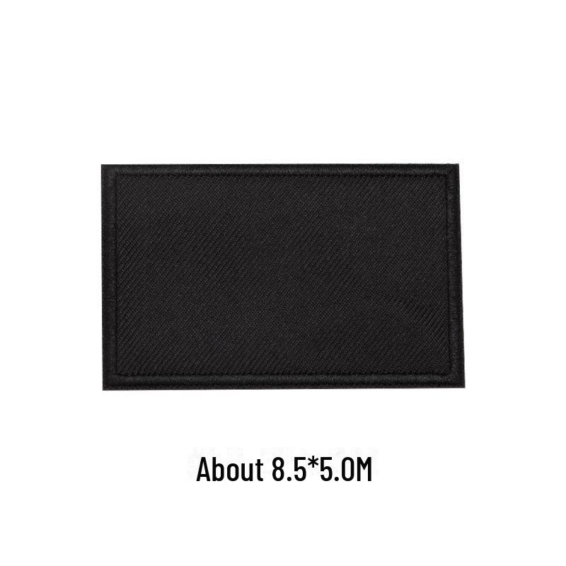 Black Self-Adhesive Embroidery Patch for DIY Clothes Repair and Decoration