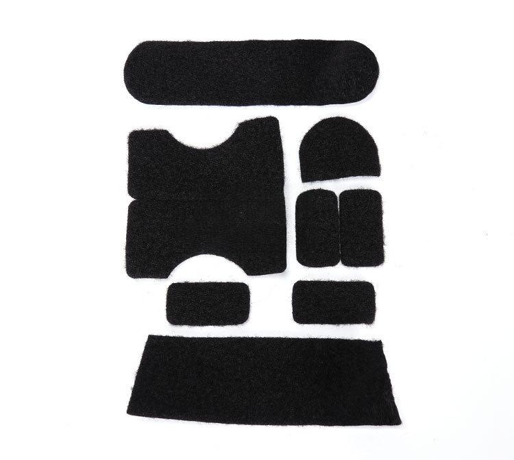 Sada Mickey helmy na suchý zip: 9 suchých zipů pro příslušenství k helmě, K dispozici množstevní slevy