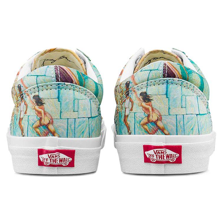 MOCA x Vans Old Skool Művészeti Nyomat Alacsony Szárú Cipők Uniszex Többszínű VN0A5KRFYQ8