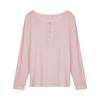Spring Lazy Wind Thin Button Long Sleeve T-Shirt Women's Casual Skinny Women's Bottom Shirt Design Sense Women's Top