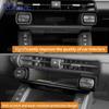 ABS Center Console Wireless Charger Button Frame B Style Decorative Trim Sticker for Toyota RAV4 2026-2027 LHD RHD Accessories
